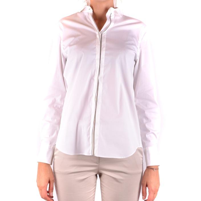 Brunello Cucinelli Women's Shirt White 163940 - white L