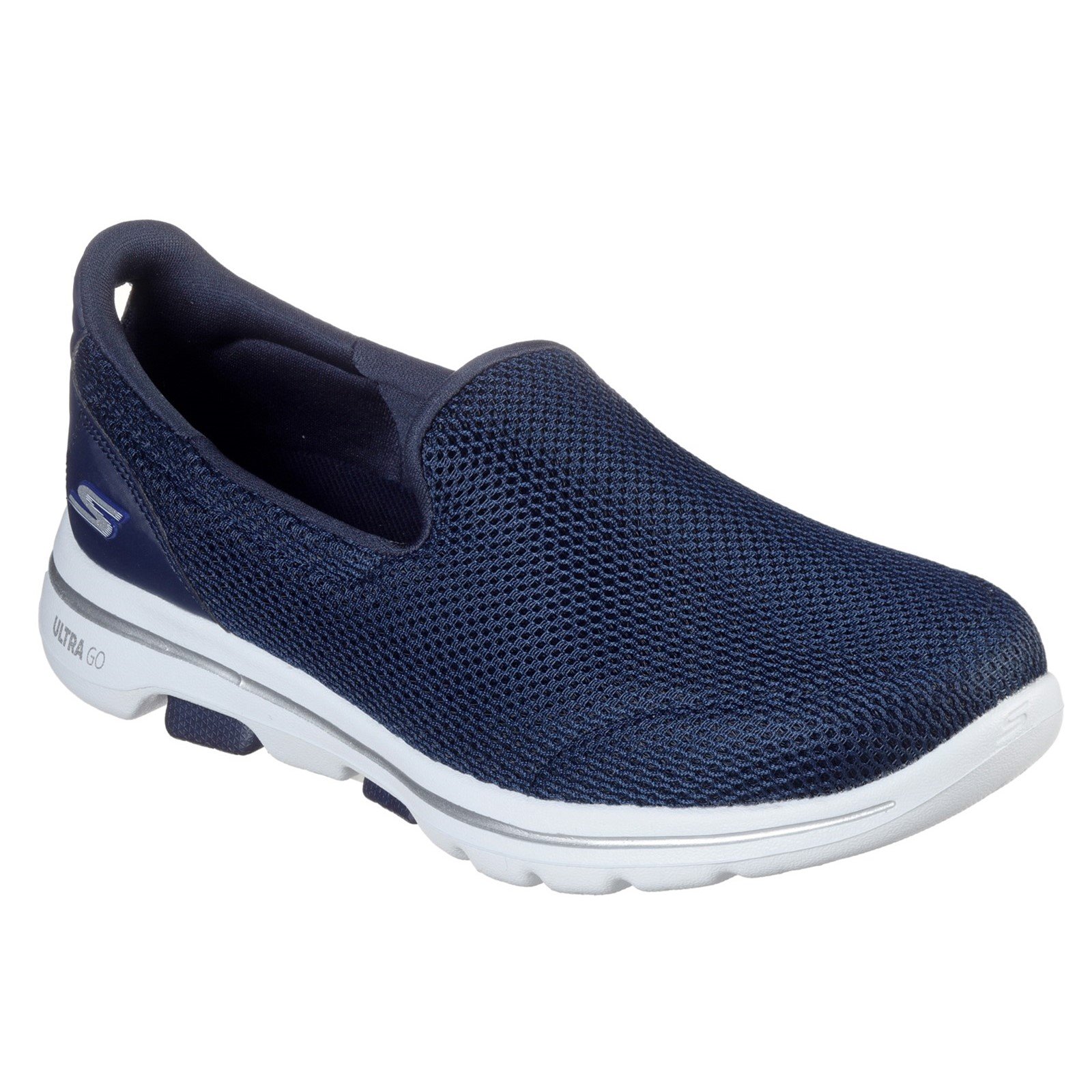 Skechers Women's Go Walk 5 Wide Trainer Various Colours 33061 - Navy 4