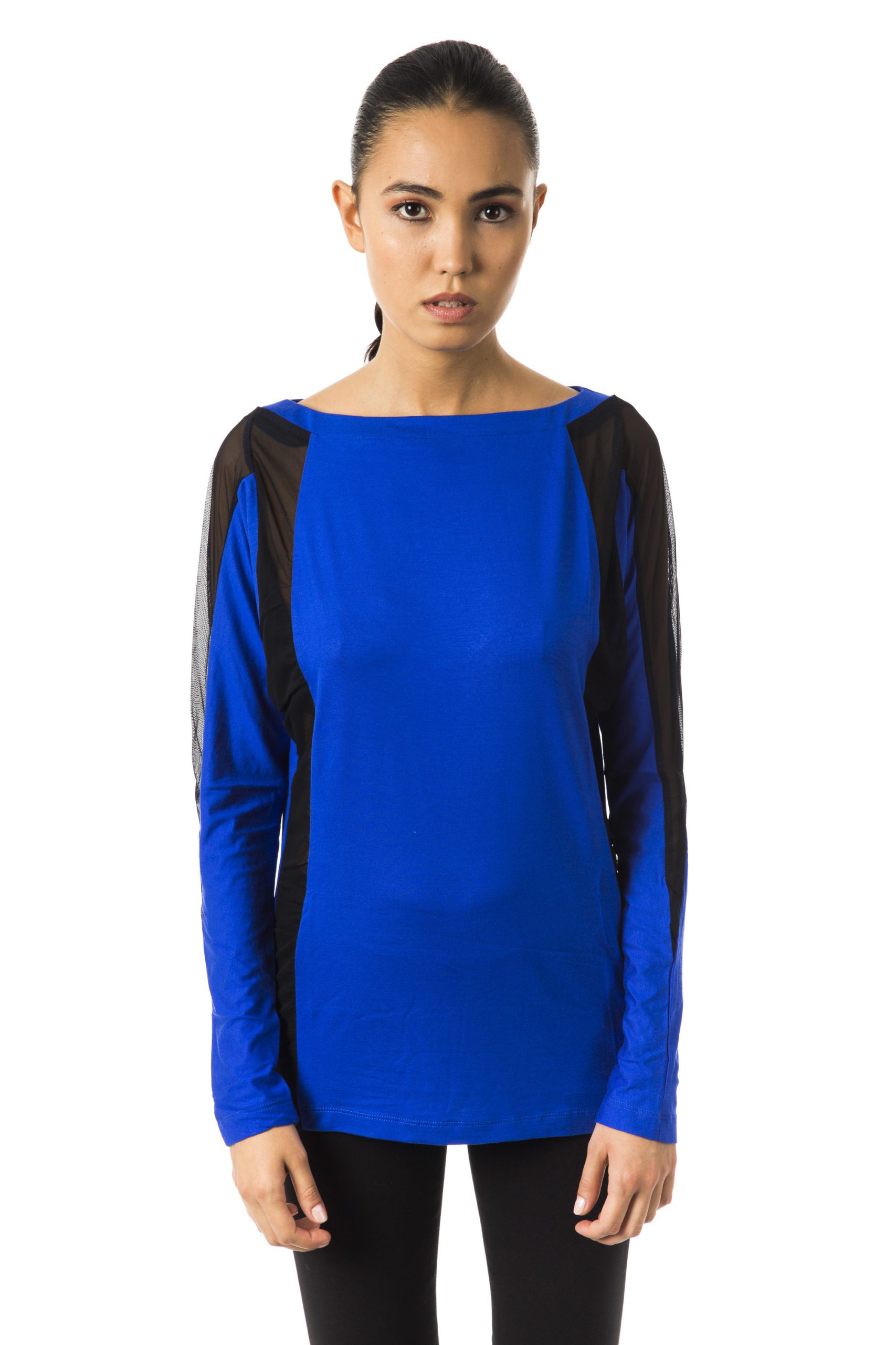 BYBLOS Women's Bluastrale T-Shirt Blue BY1234701 - S