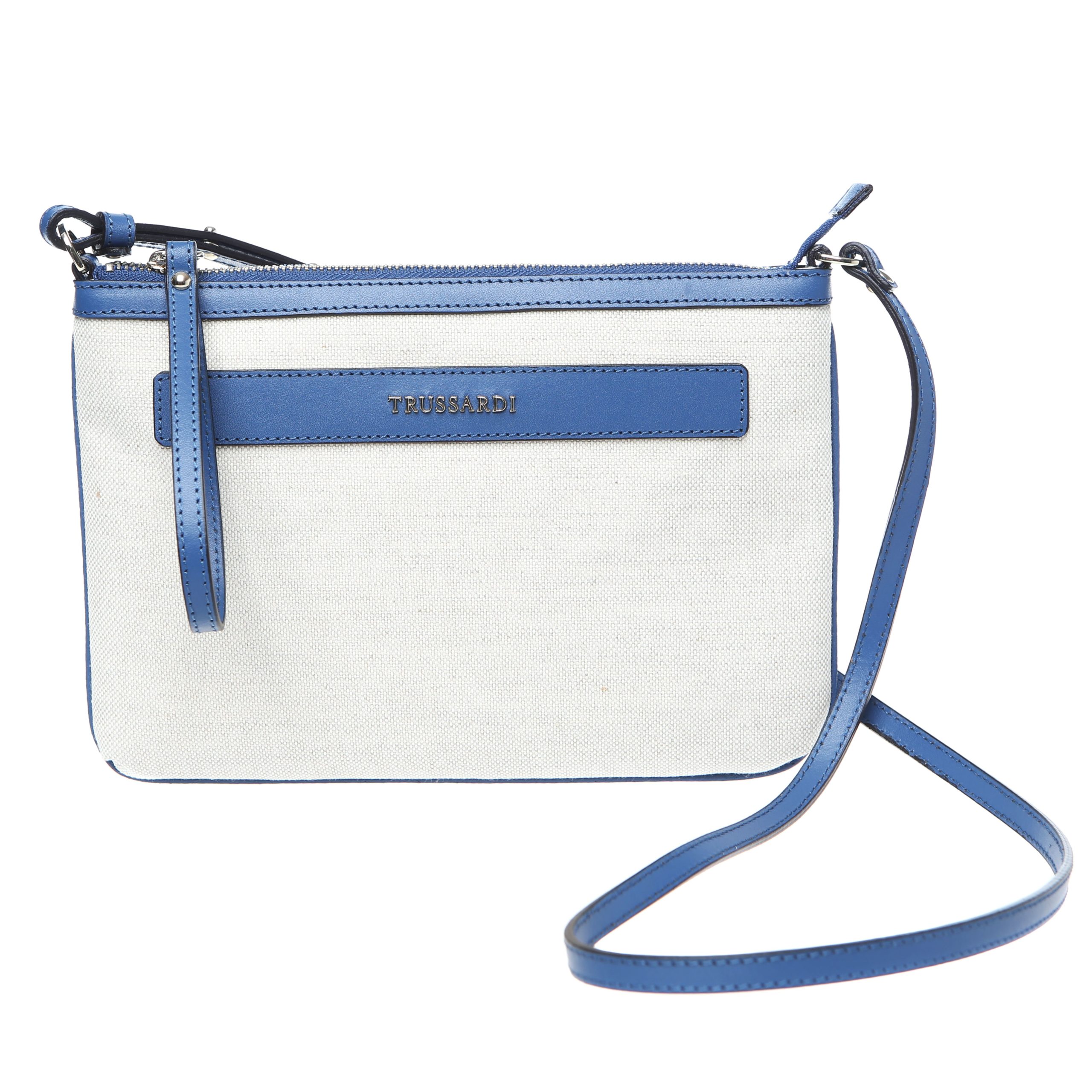 Trussardi Women's Crossbody Bag White 76B121M_128Natural-Blue