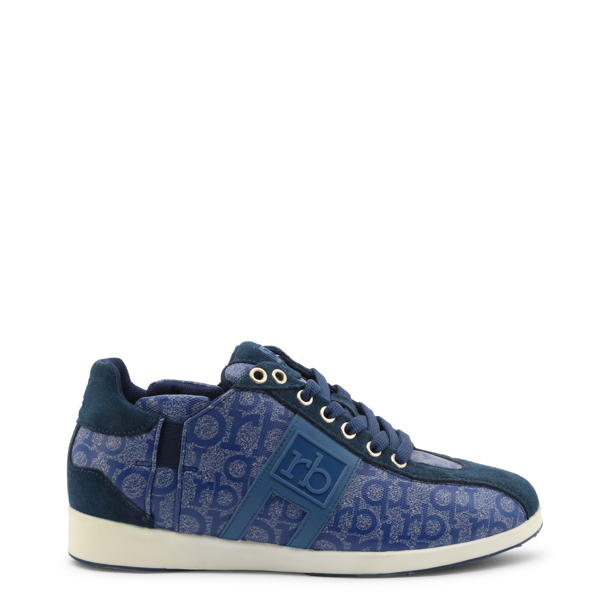 Roccobarocco Men's Trainer Brown RBSC38P81CAMUO - blue EU 40