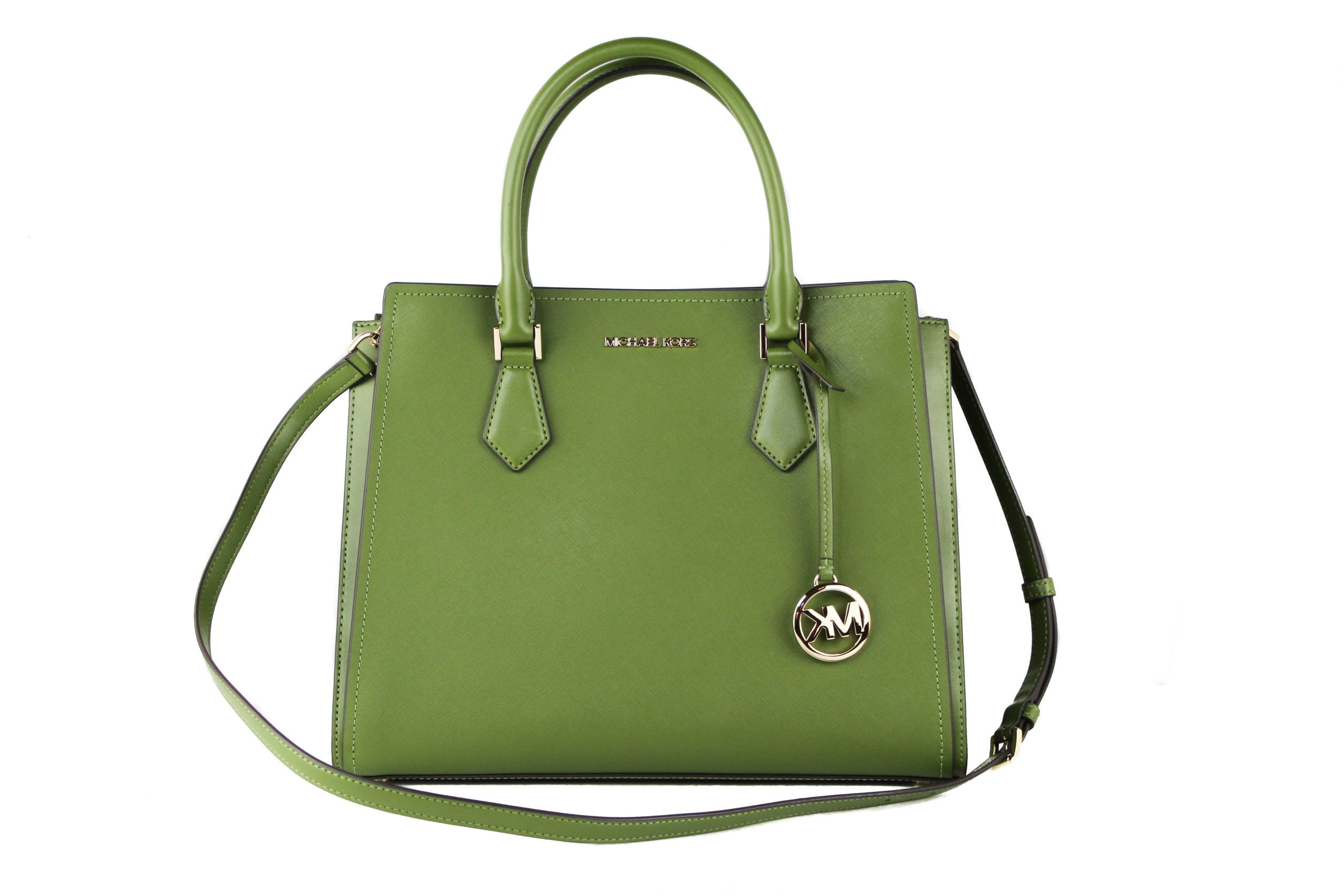 Michael Kors Women's Hope Satchel Bag Green 98336