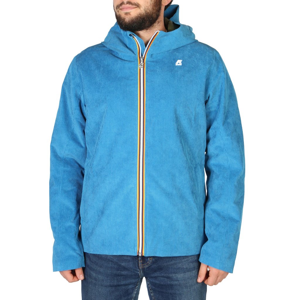 K-Way Men's Jacket Blue K008I70 - blue M