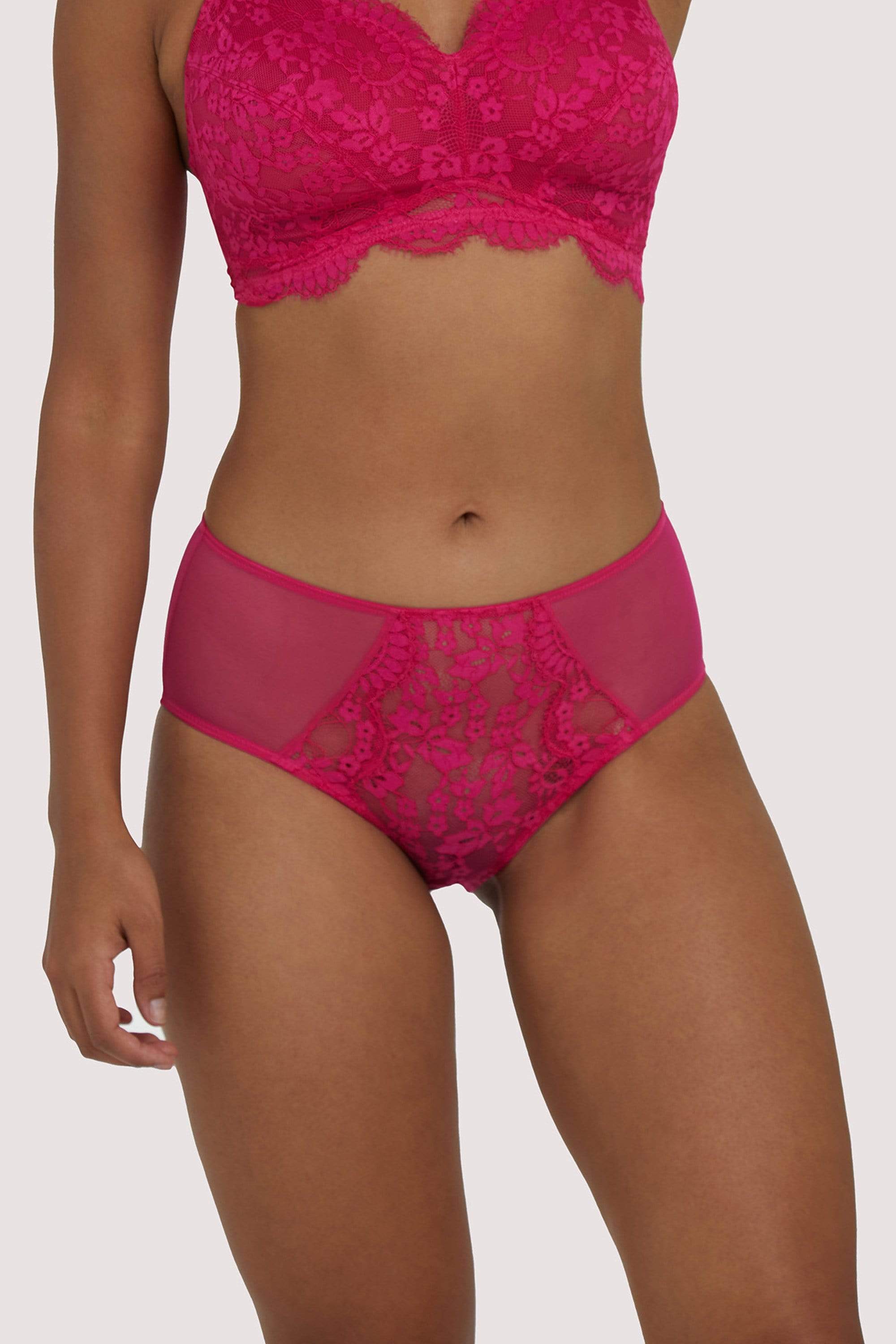 Deja Day Emma Pink Highwaist Brief UK 10 / US 6