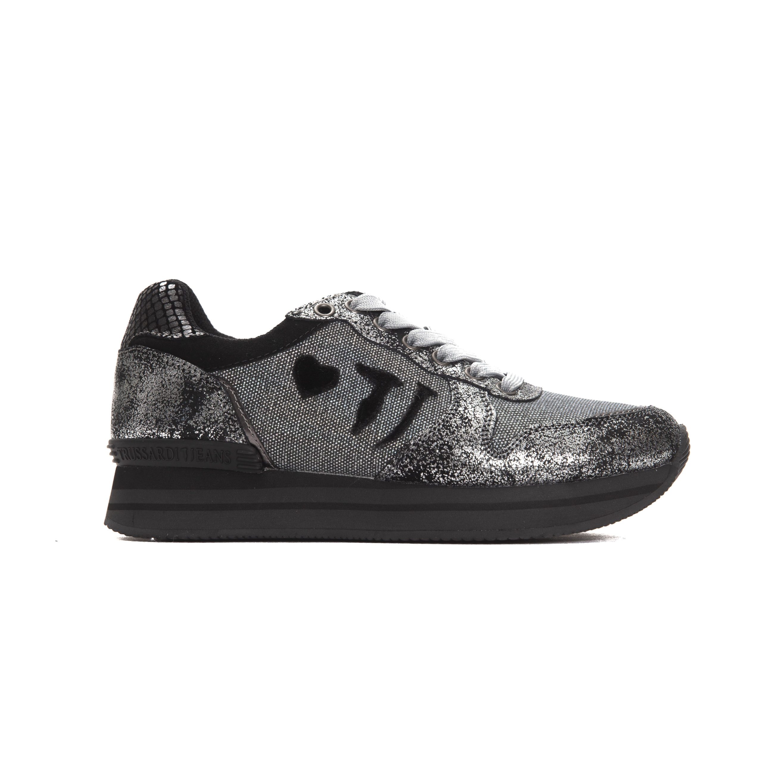 Trussardi Jeans Women's Trainers Silver TR662793 - EU38/US7.5