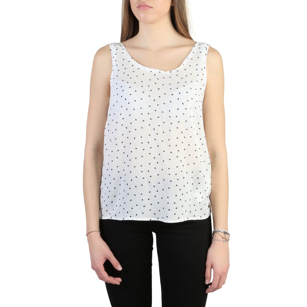 Armani Jeans Women's Top White C5022 ZB - white 40 EU