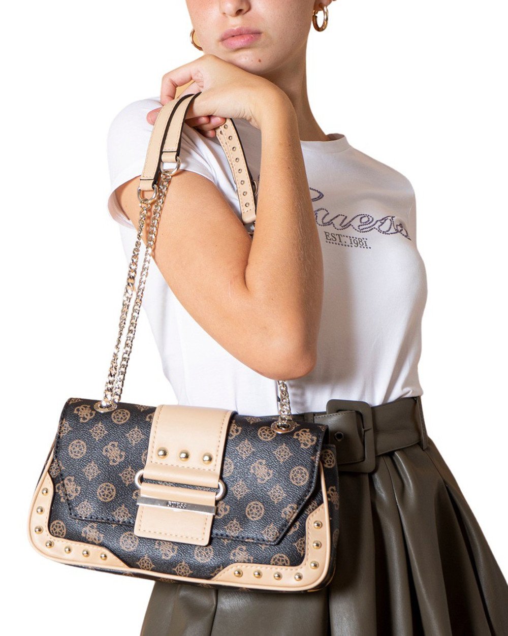 Guess Women's Shoulder Bag Various Colours 305310 - brown UNICA