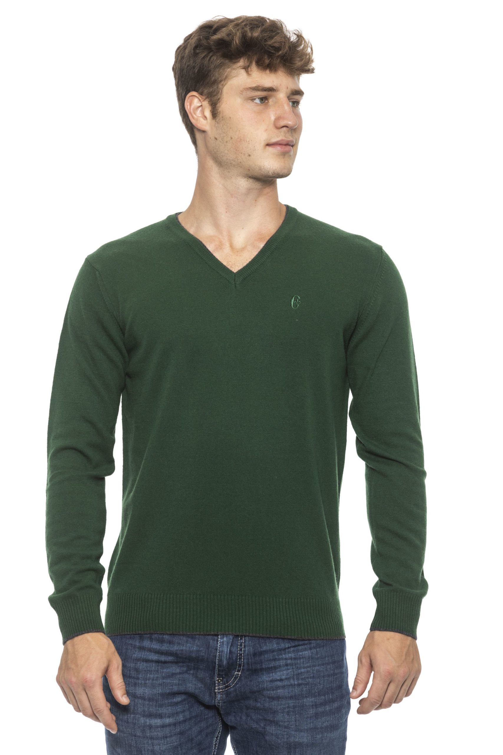 Conte of Florence Men's Sweater Green CO1272822 - S