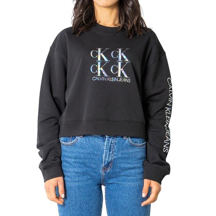 Calvin Klein Jeans Women Sweatshirt Various Colours 238990 - black XS