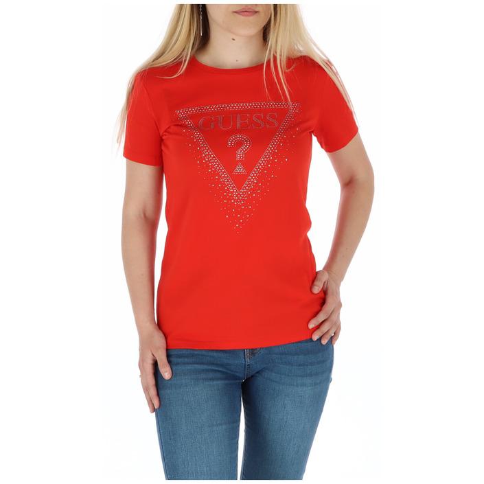 Guess Women's T-Shirt Various Colours 258488 - red S