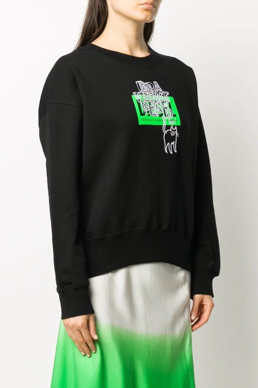 Diesel Women's Sweatshirt Various Colours 312555 - black-2 S