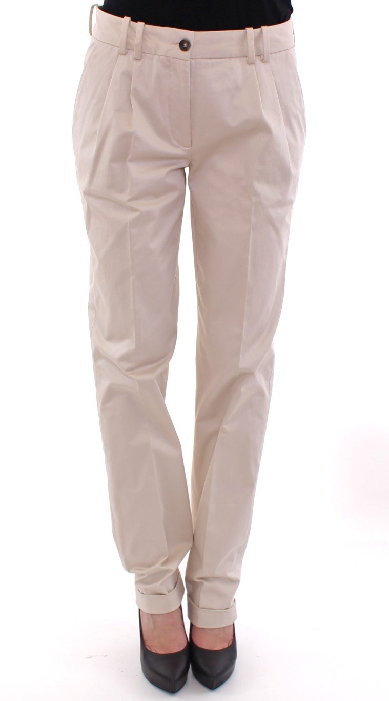 Dolce & Gabbana Women's Trousers Beige NOC10532 - IT42|M