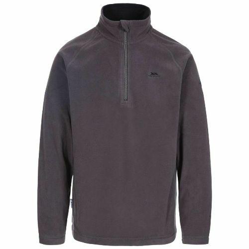 Trespass Women's Microfleece Zip Top Various Colours Blackford - Dark Grey M