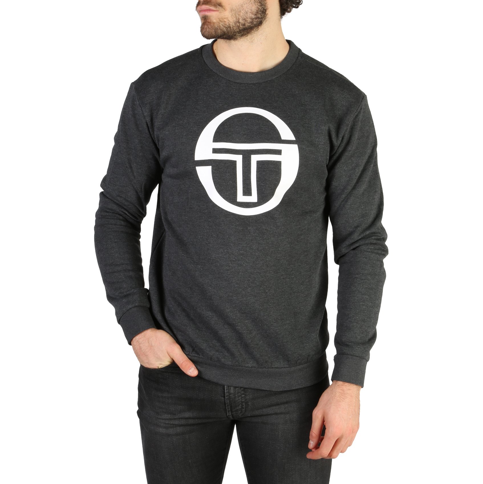 Sergio Tacchini Men's Sweatshirt Various Colours 103-10005 - black XXL