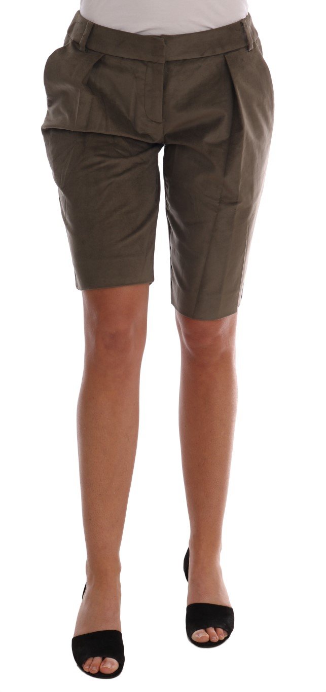 Ermanno Scervino Women's Bermuda Shorts Green BYX1164 - IT40|S