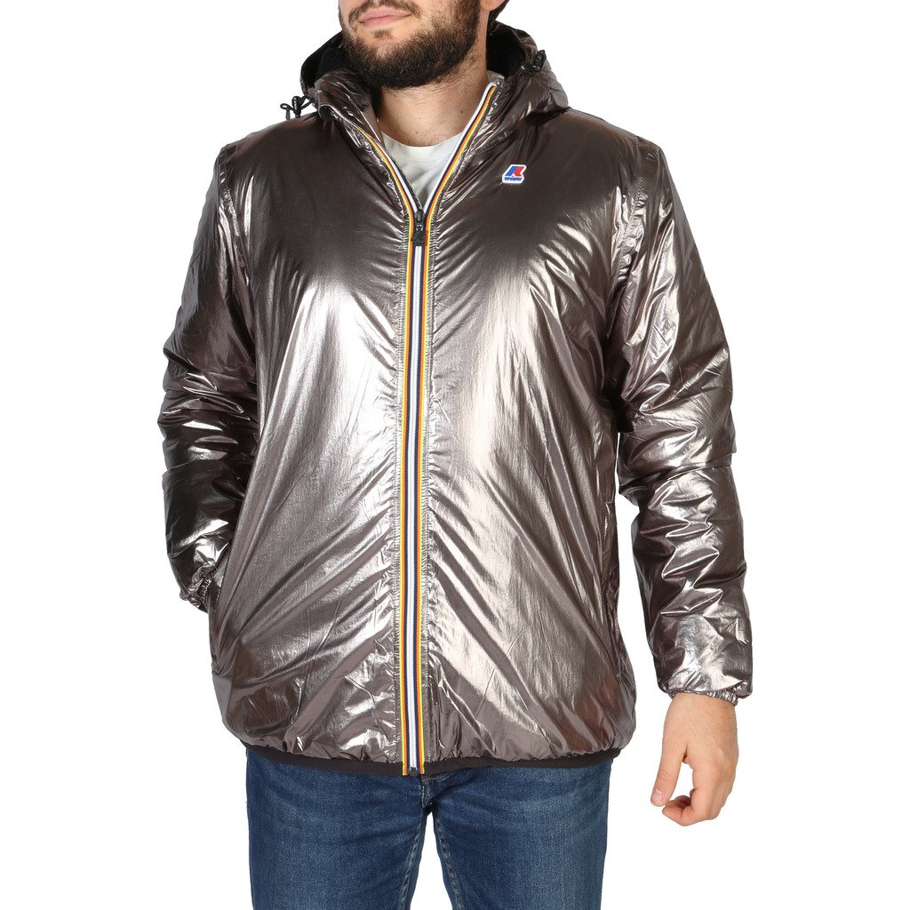 K-Way Men's Jacket Silver K00BR80 - grey L