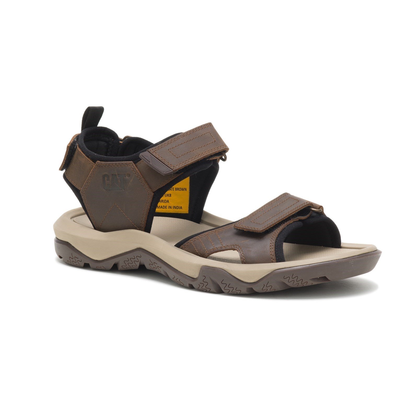 CAT Lifestyle Men's Waylon Sandal Various Colours 32269 - Chocolate Brown 7