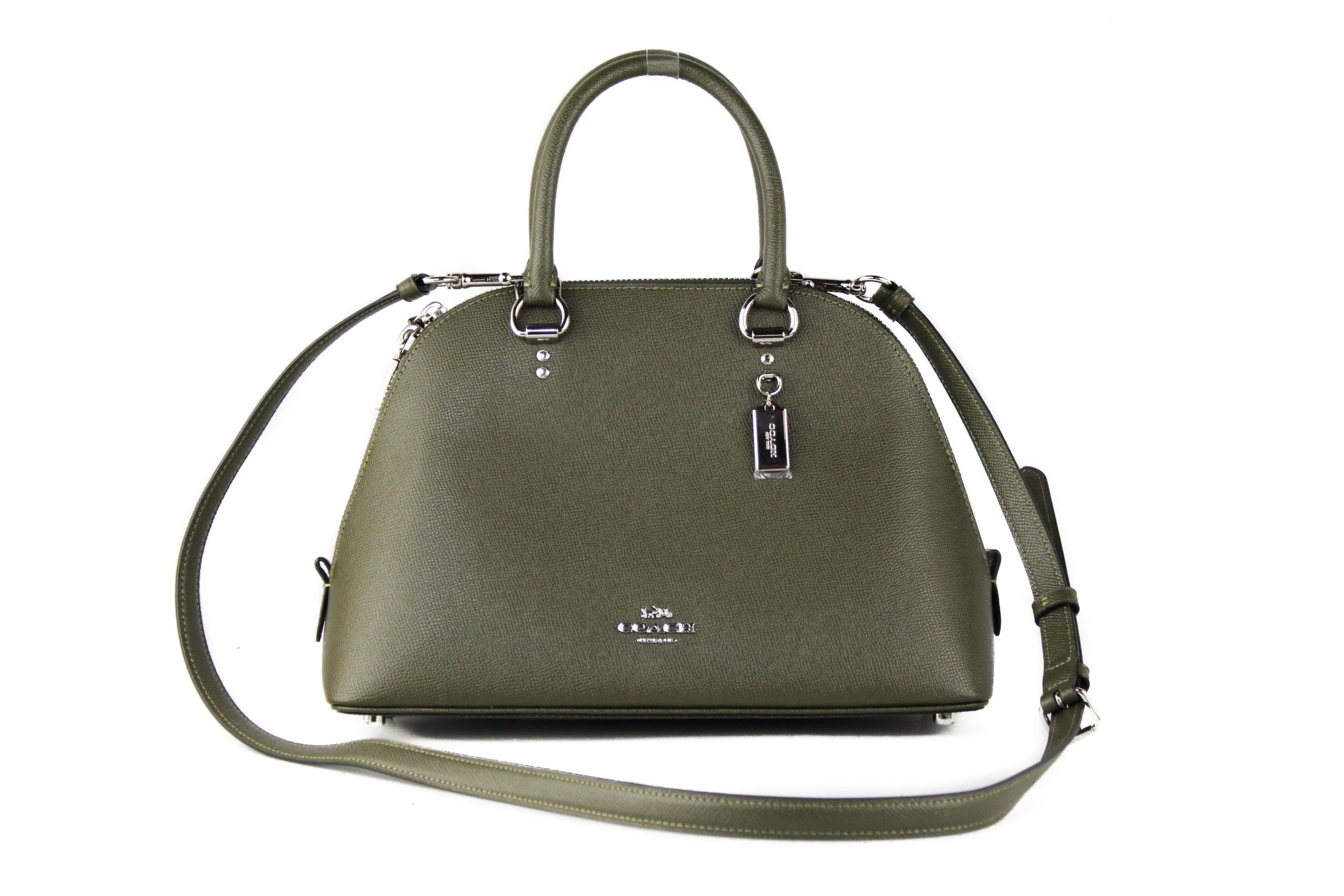 COACH Women's Katy Satchel Bag Cargo Green 93723
