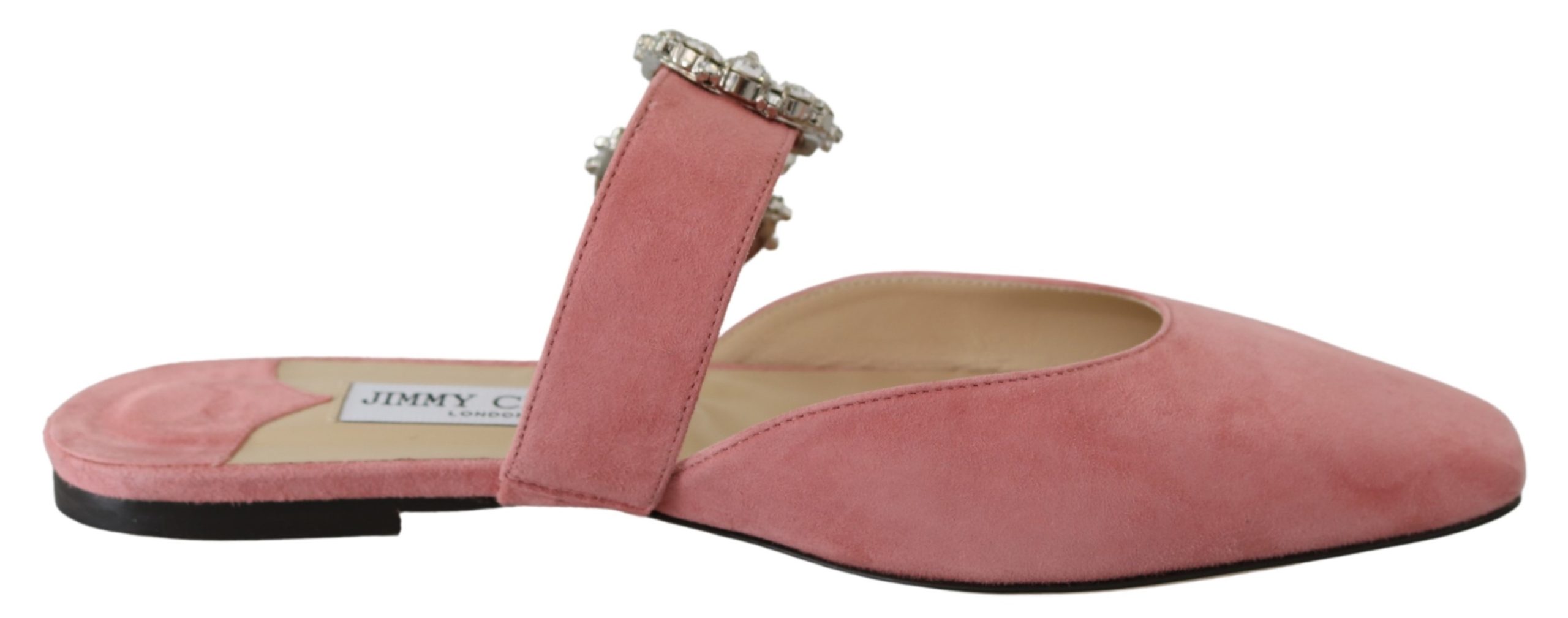 Jimmy Choo Women's Gee Candyfloss Flat Shoes Pink 192954306441 - EU39/US9