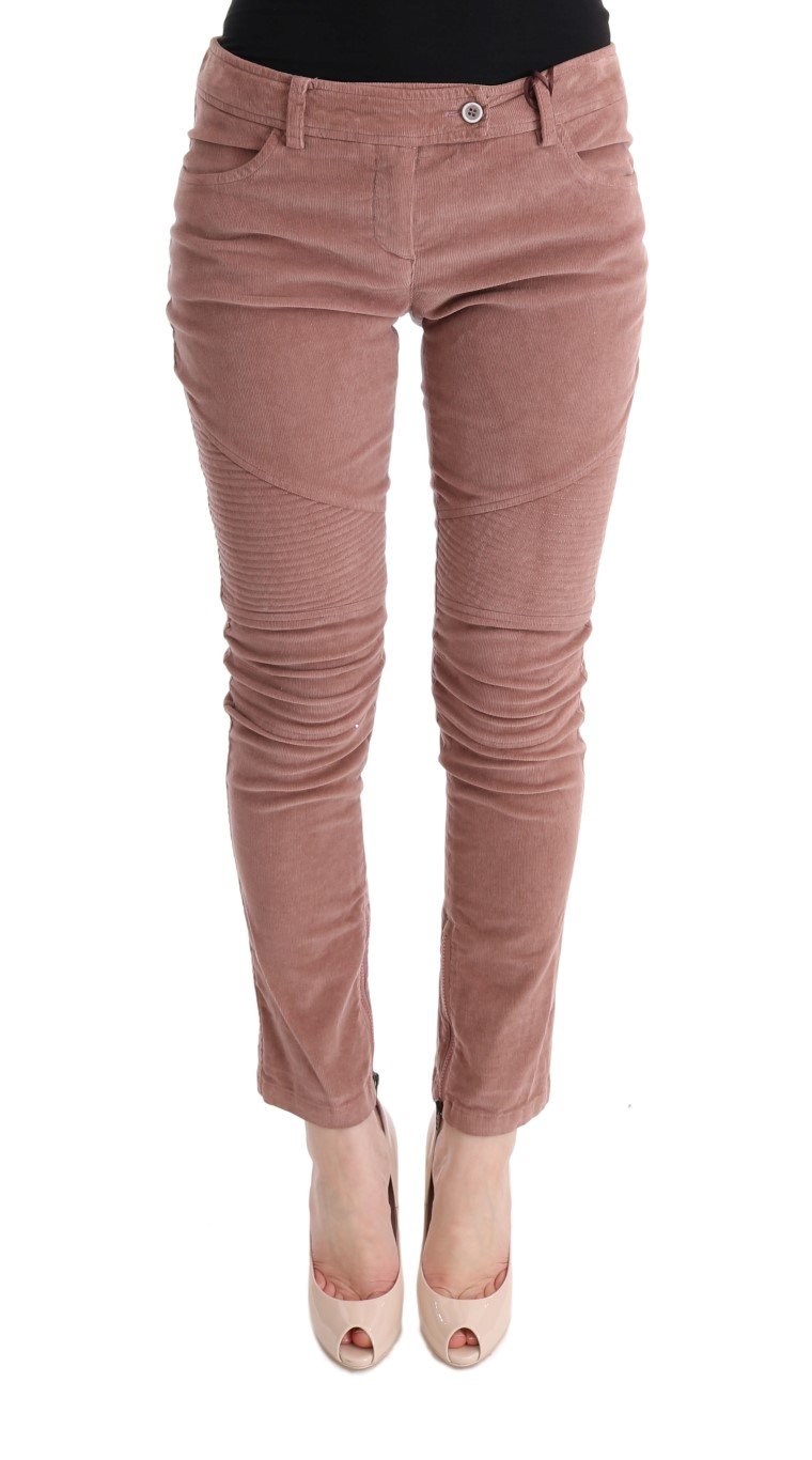 Ermanno Scervino Women's Cropped Trouser Pink SIG30314 - IT44|L