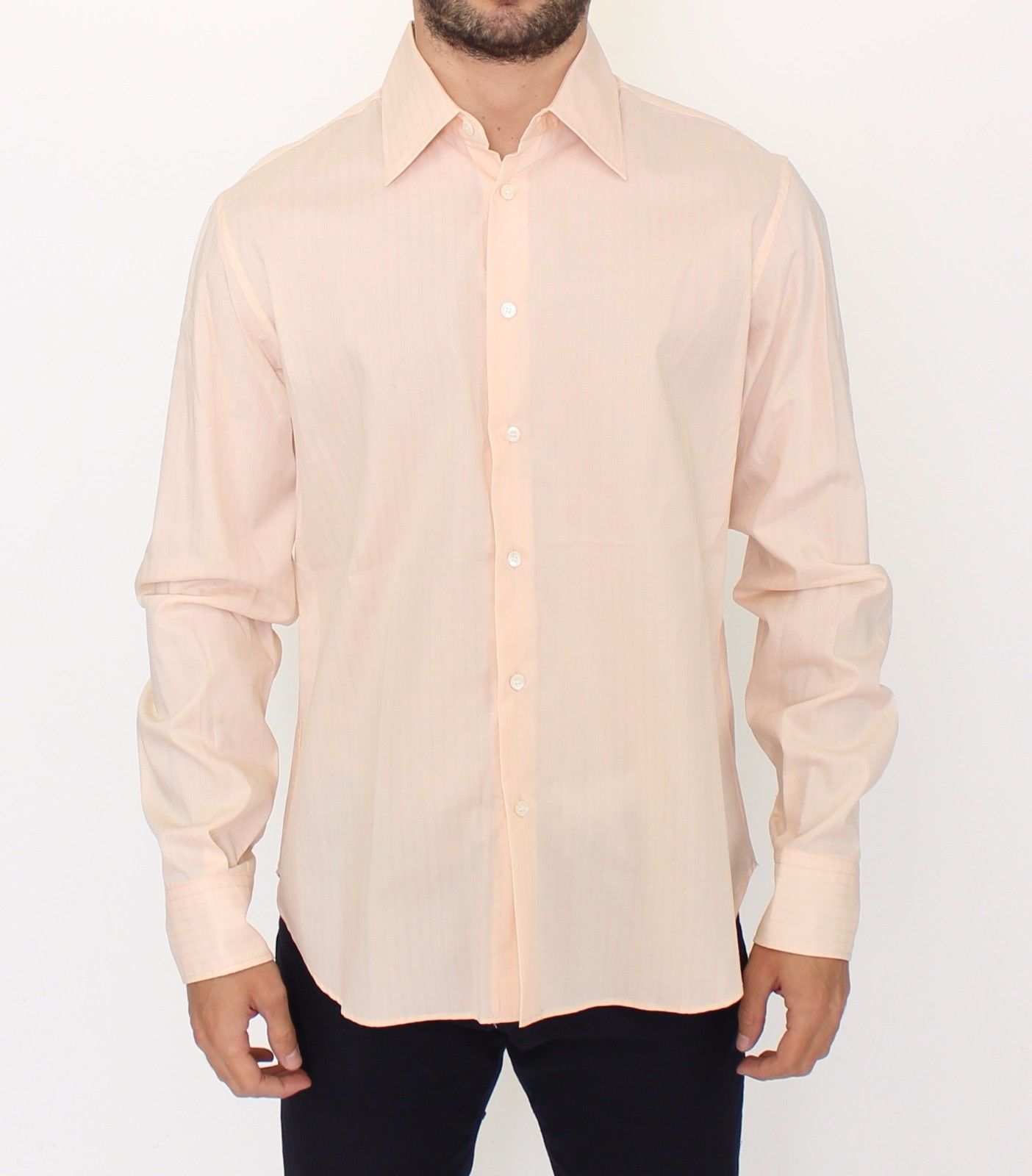 Ermanno Scervino Men's Shirt Orange SIG10145 - IT50 | L