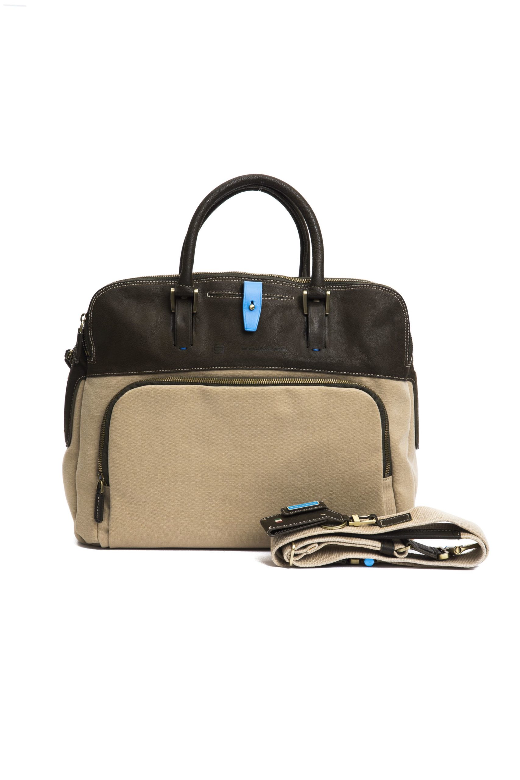Piquadro Women's Verde Travel Bag Beige PI1270755