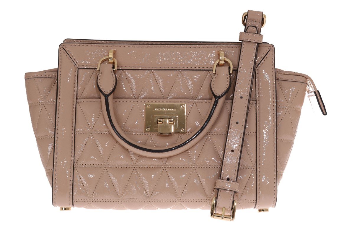 Michael Kors Women's Vivianne Messenger Bag Beige MK5028