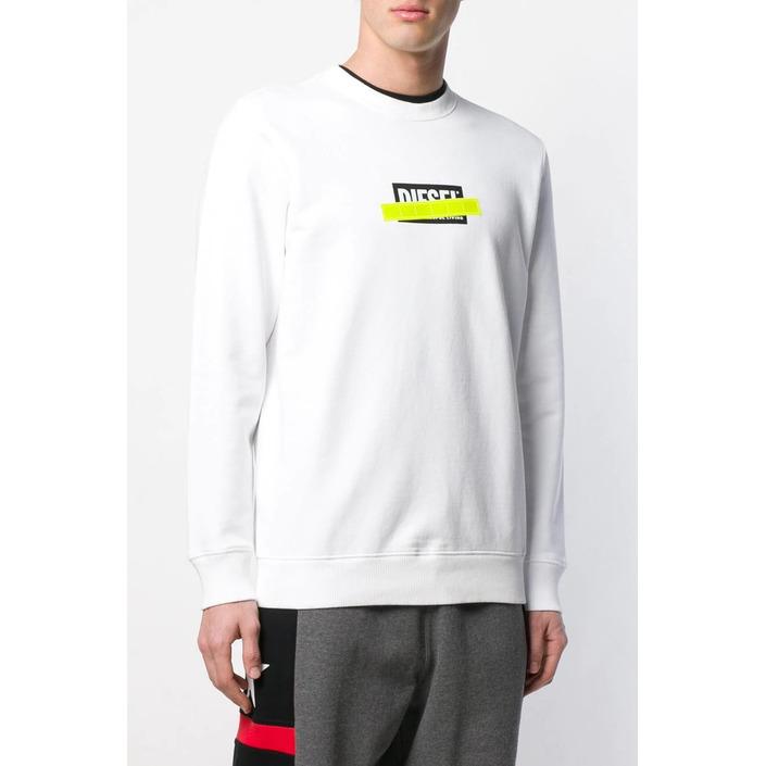 Diesel Men's Sweatshirt White 293904 - white M