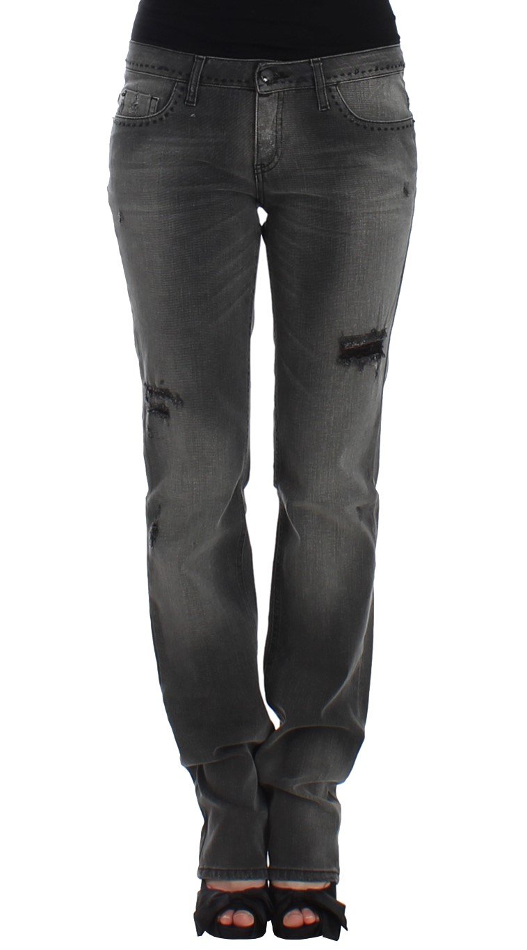 Costume National Women's Straight Leg Jeans Gray SIG12557 - W28