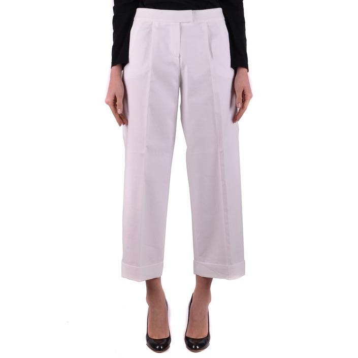 Boutique Moschino Women's Trouser White 162256 - white 40