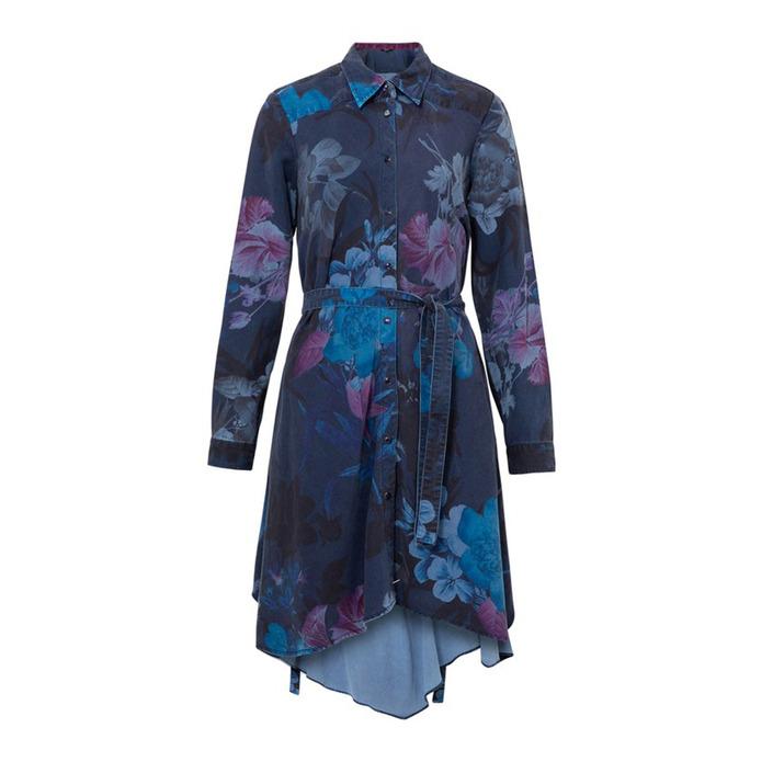 Desigual Women's Dress Blue 185082 - blue M