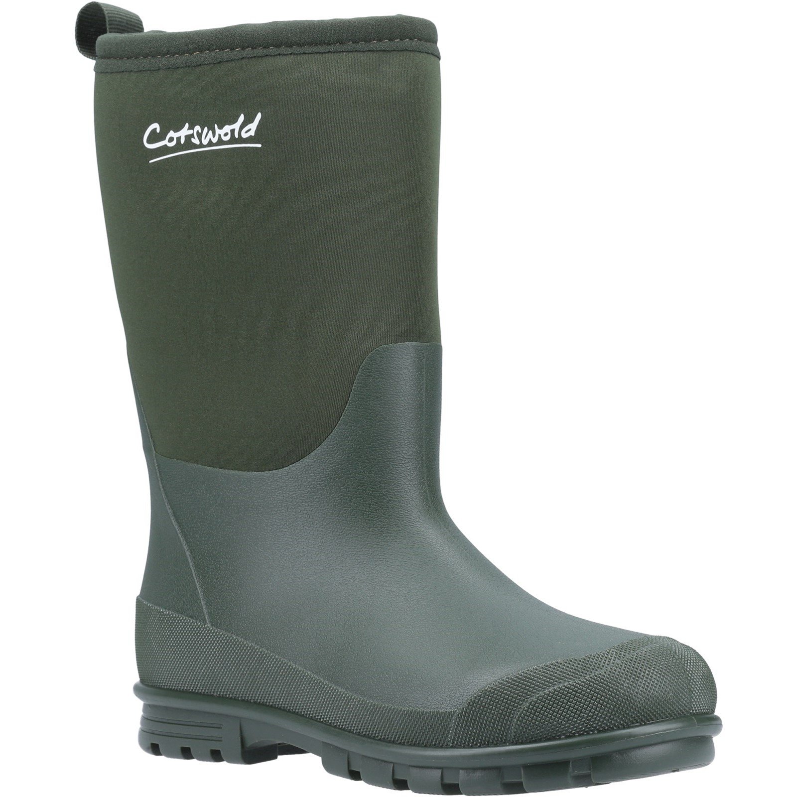Cotswold Women's Hilly Neoprene Wellington Boot - Green 4