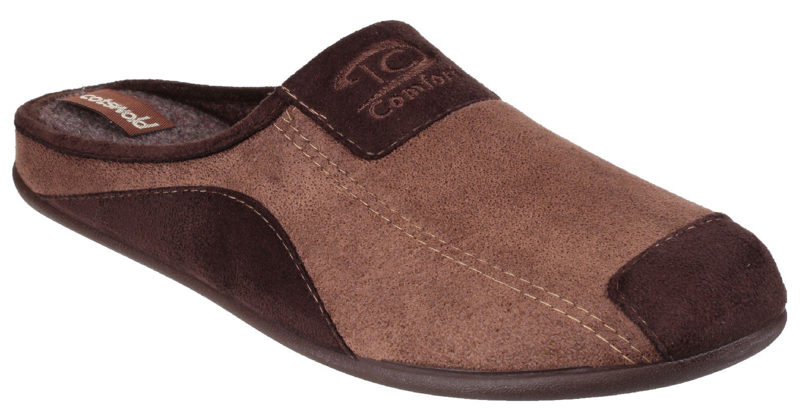 Cotswold Men's Westwell Slipper Shoe Various Colours 22858 - Brown 6.5