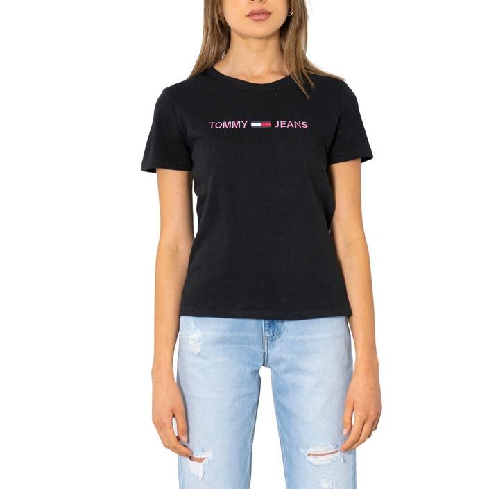 Tommy Hilfiger Jeans Women's T-Shirt Black 299907 - black M