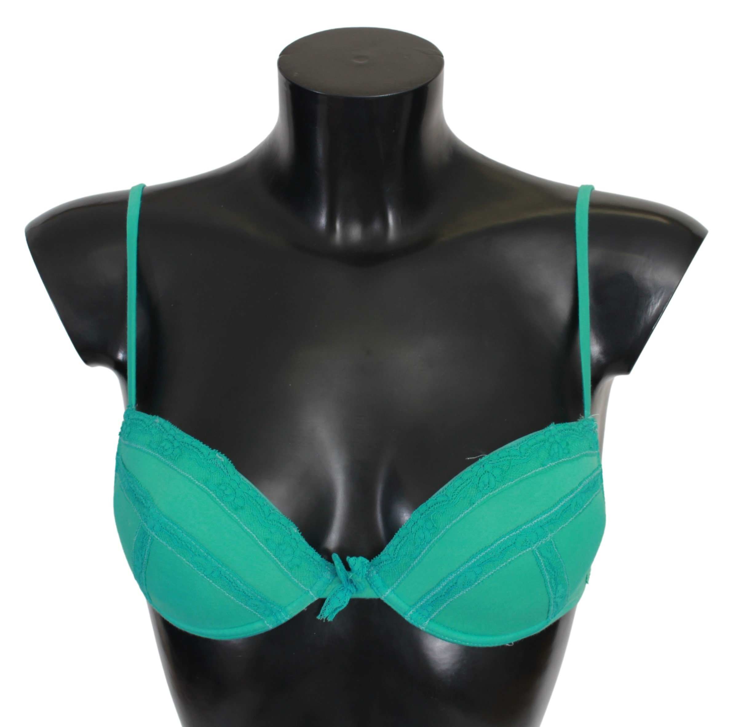 Ermanno Scervino Women's Push Up Cotton Bra Green BIK779 - IT2 | S