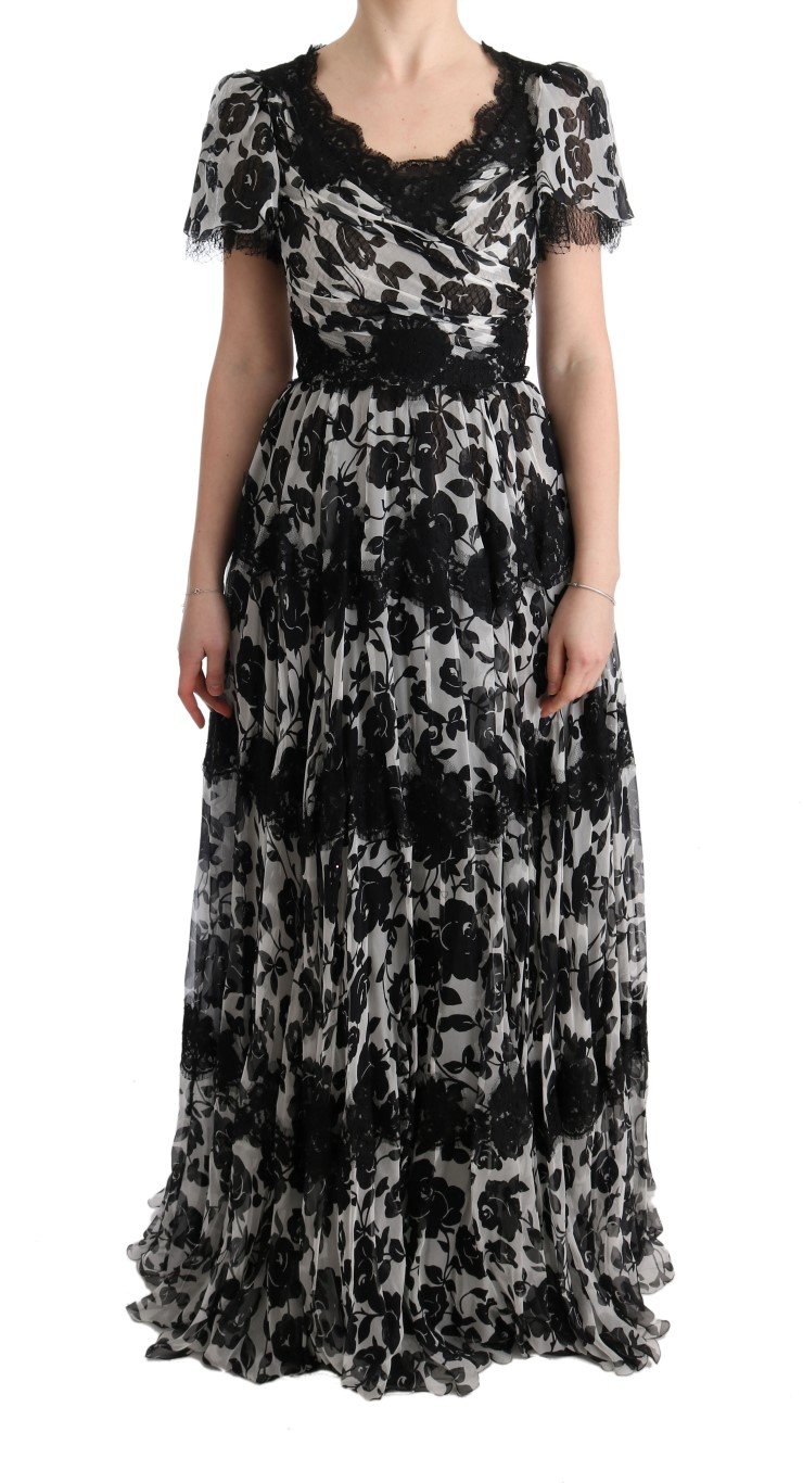Dolce & Gabbana Women's Floral Lace Shift Dress Multicolor SIG60598 - IT36 | XS