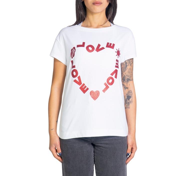 Love Moschino Women's T-Shirt Various Colours 216112 - white 44