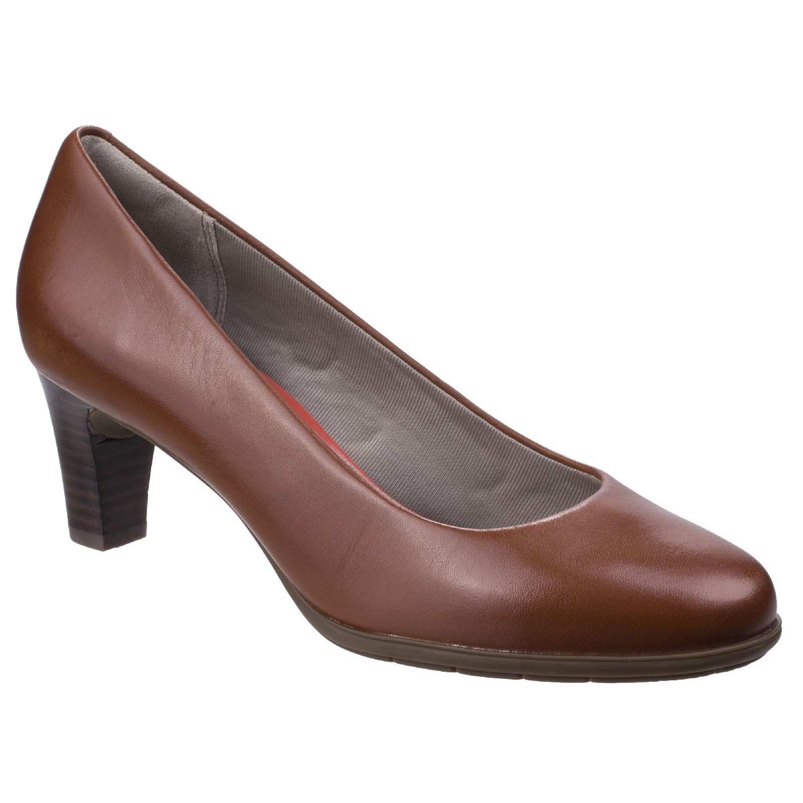 Rockport Women's Melora Plain Pump Shoe Various Colours 26349 - Alpaca 6