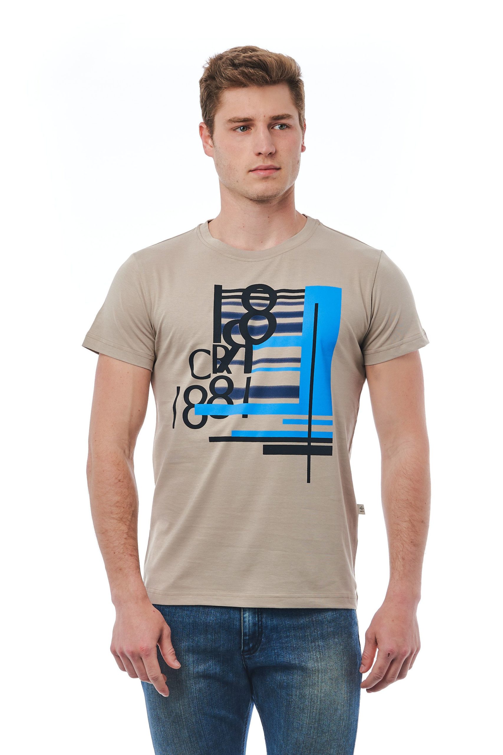 Cerruti 1881 Men's T-Shirt Beige CE1410125 - M