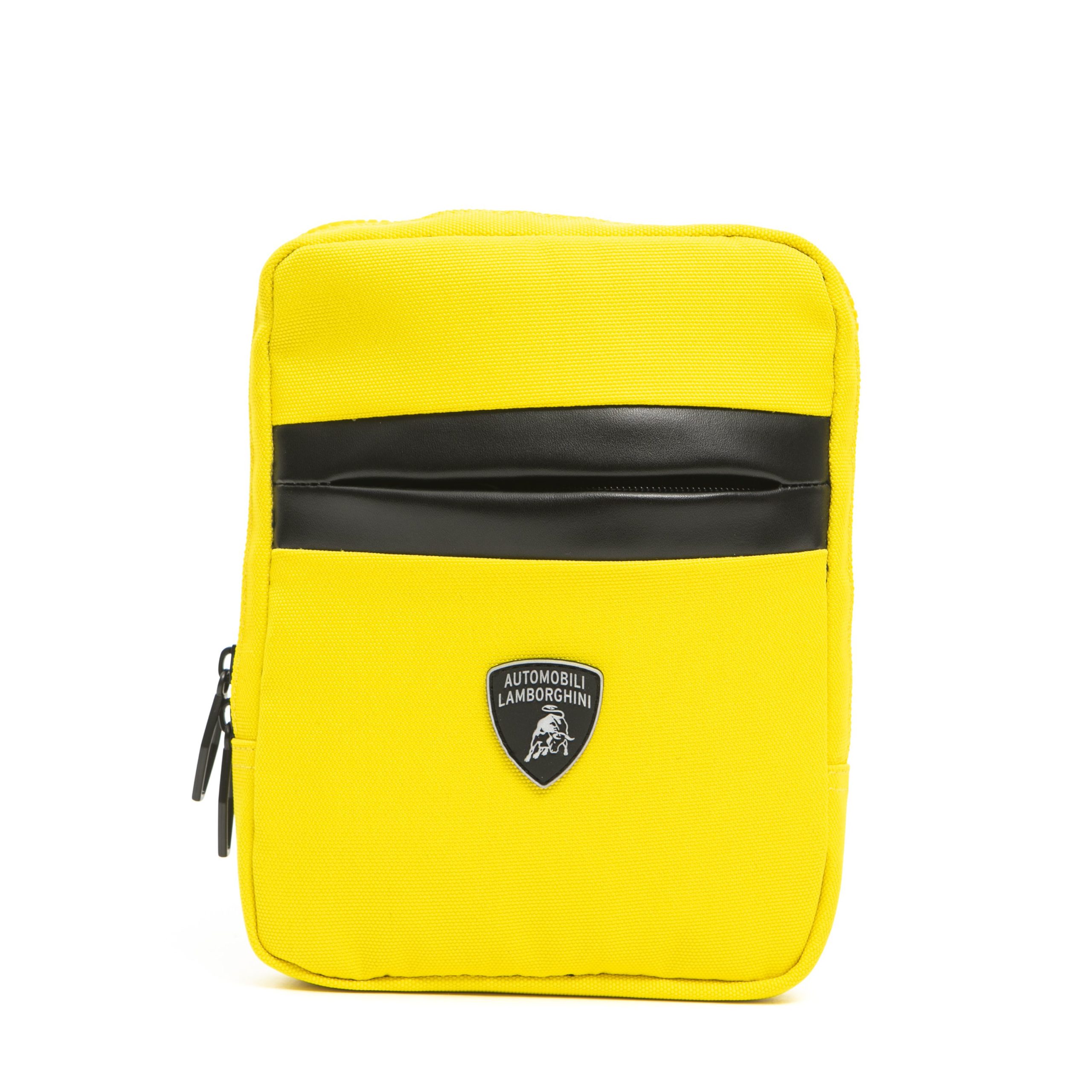 Lamborghini Men's Giallo Messenger Bag Yellow LA1265732