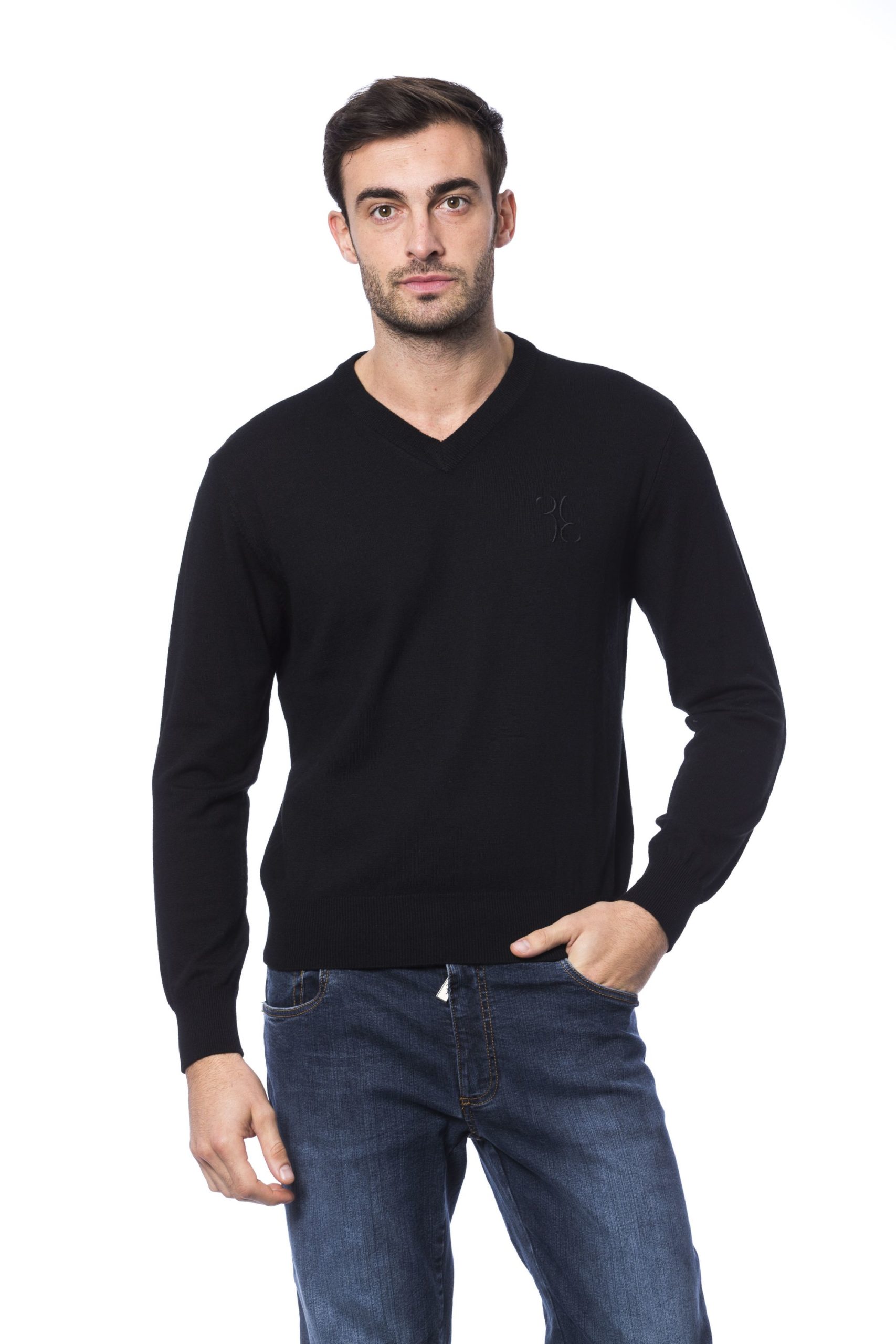 Billionaire Italian Couture Men's Nero Sweater Black BI1271983 - S