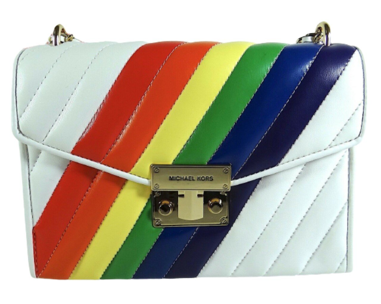 Michael Kors Women's Rose Shoulder Bag White MK30353