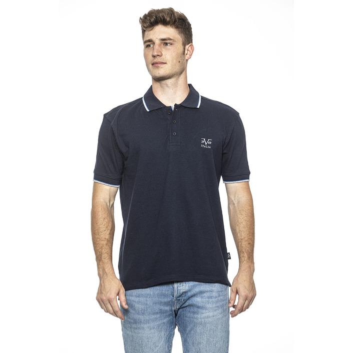 19v69 Italia Men's Polo Shirt Blue 185483 - blue M