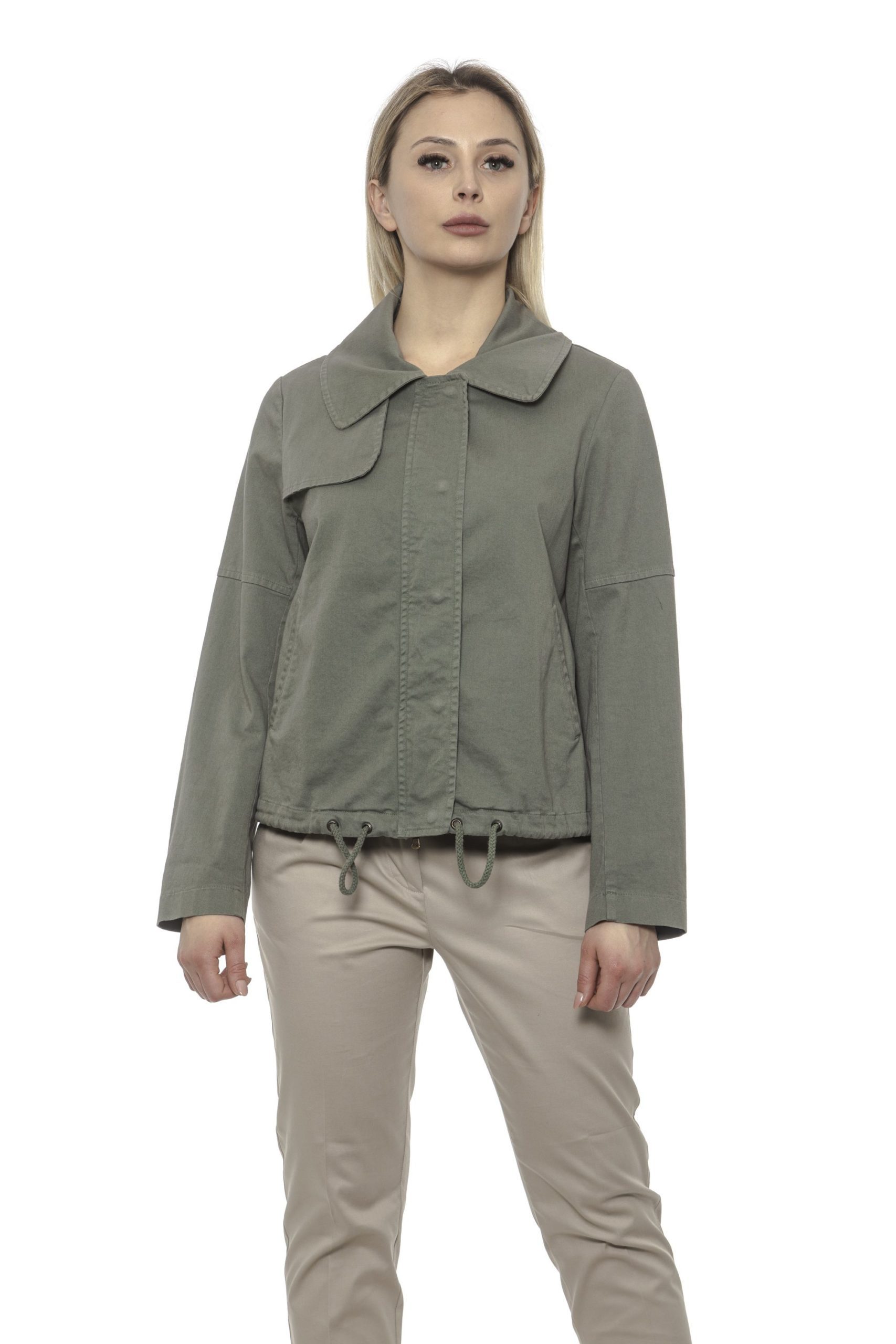 Alpha Studio Women's Oliva Blazer Green AL1374767 - IT40 | XS