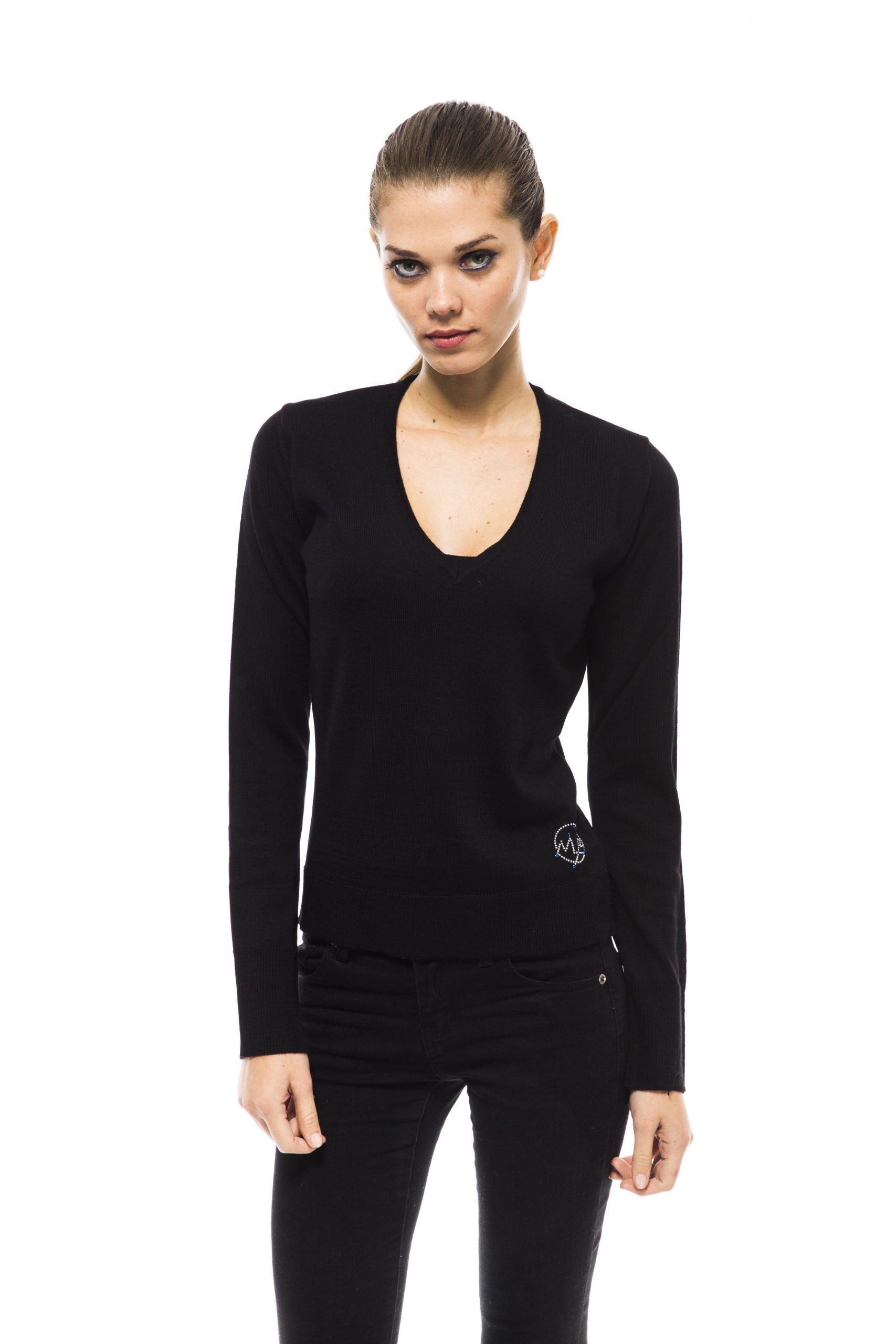 Montana Blu Women's Nero Sweater Black MO1191325 - IT40 | XS