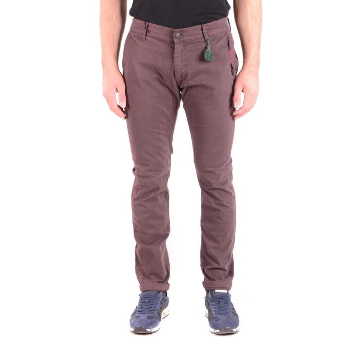 Daniele Alessandrini Men's Trouser Bordeaux 165599 - bordeaux 32