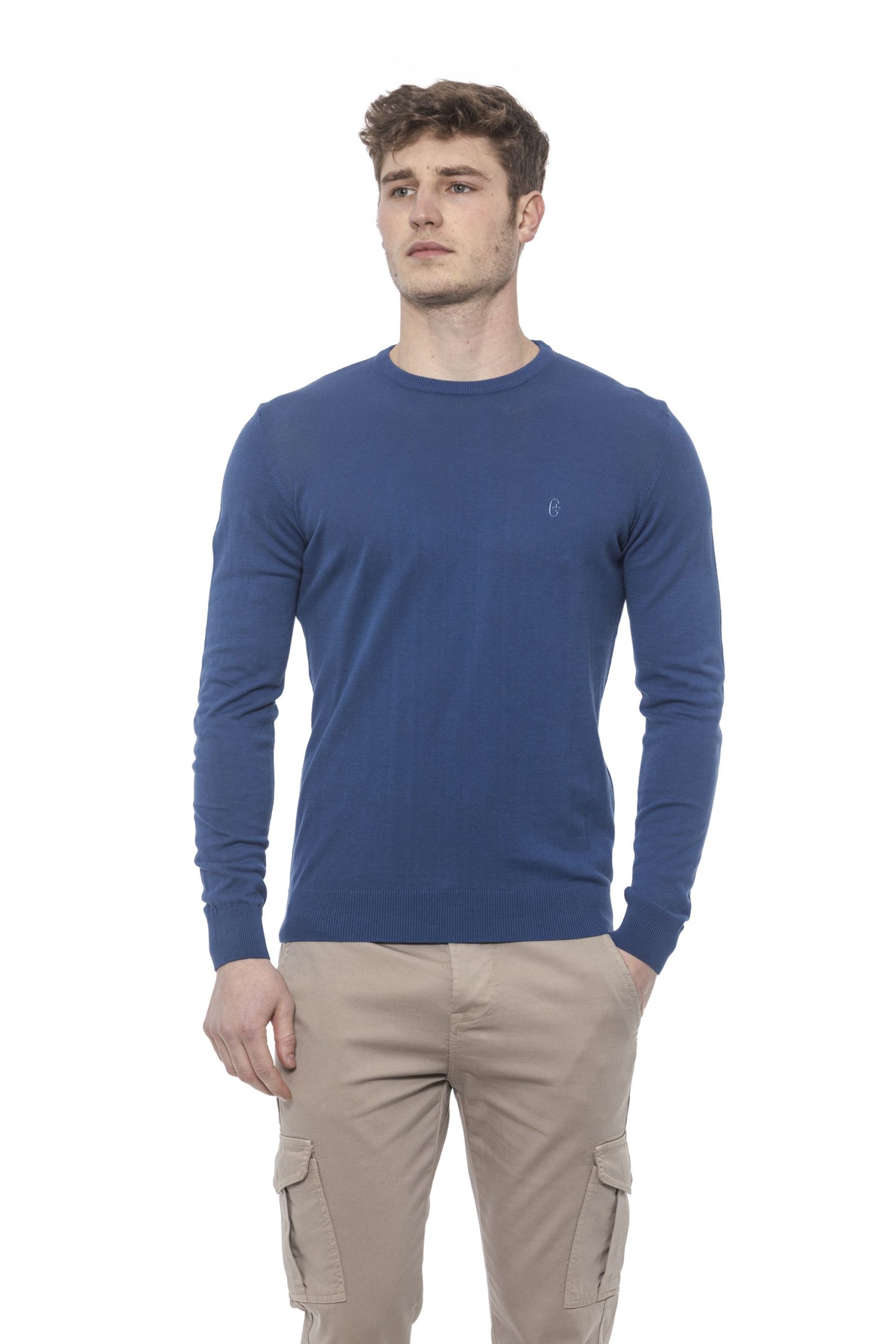 Conte of Florence Men's Sweater Blue CO1376443 - M