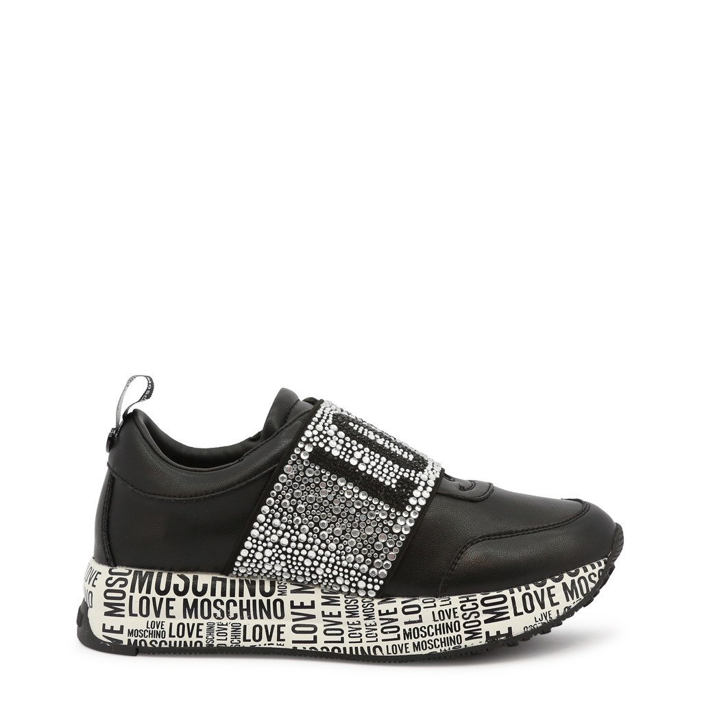 Love Moschino Women's Trainer Black JA15234G1DIE0 - black EU 35