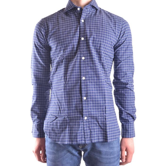 Barba Napoli Men's Shirt Blue 160925 - blue 39