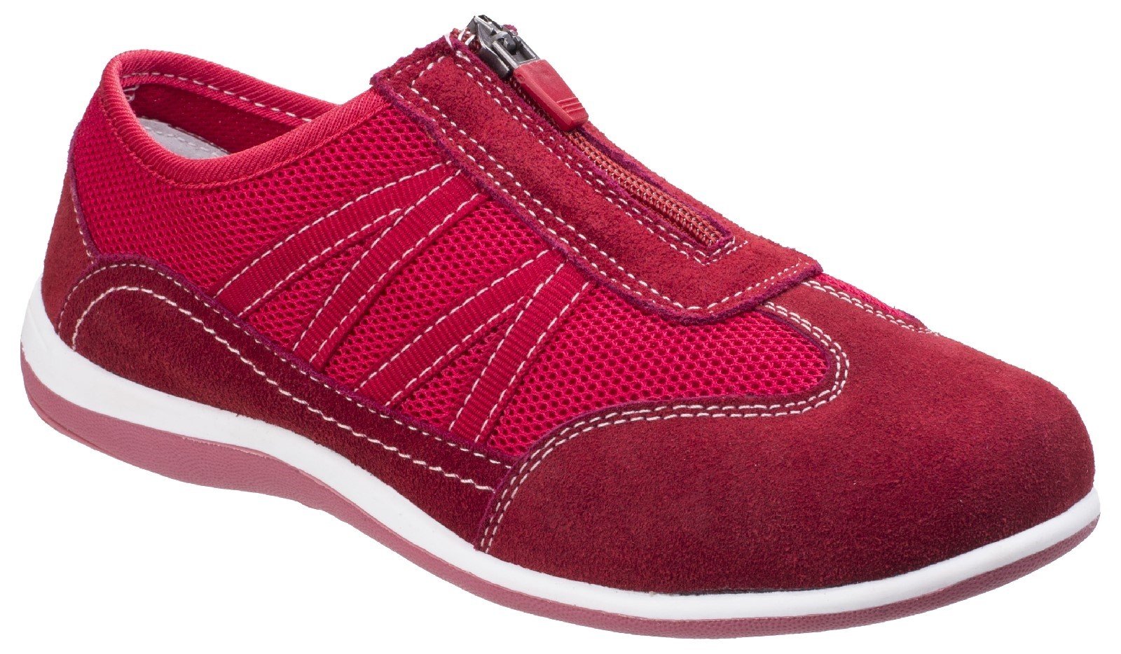 Fleet & Foster Women's Mombassa Comfort Trainer Various Colours 26306-43902 - Red 3
